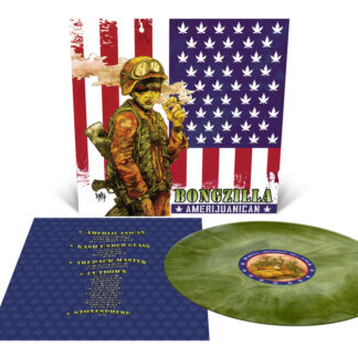 BONGZILLA Amerijuanican - Vinyl LP (bone white swamp green galaxy)