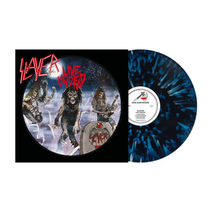 SLAYER Live Undead - Vinyl LP (blue white black splatter)