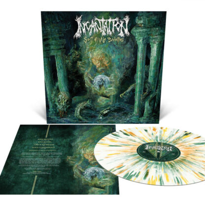 INCANTATION Sect of Vile Divinities – Vinyl LP (white evergreen mustard yellow halloween orange splatter)