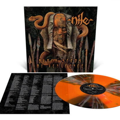 NILE Black Seeds of Vengeance - Vinyl LP (orange black ice spinner halloween orange silver red splatter)