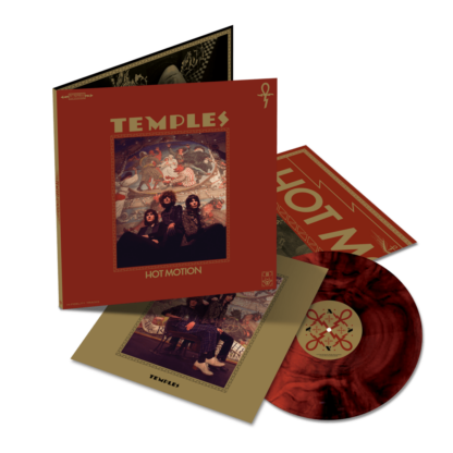 TEMPLES Hot Motion – Vinyl LP (transparent red black marble)