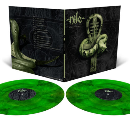 NILE In Their Darkened Shrines - Vinyl 2xLP (neon green black galaxy)