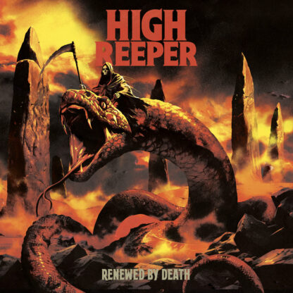 HIGH REEPER Renewed By Death - Vinyl LP (orange pink purple mix neon yellow black)