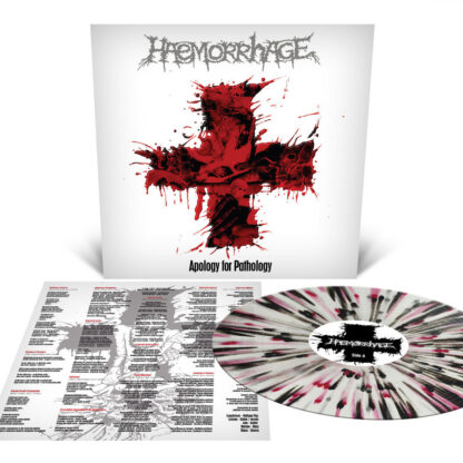 HAEMORRHAGE Apology for Pathology - Vinyl LP (clear black red metallic silver splatter)