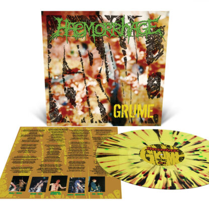 HAEMORRHAGE Grume - Vinyl LP (translucent yellow black red neon green splatter)