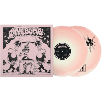 JIVEBOMB Primitive Desires / Demo - Vinyl LP (bubble gum pink white bone white mix)