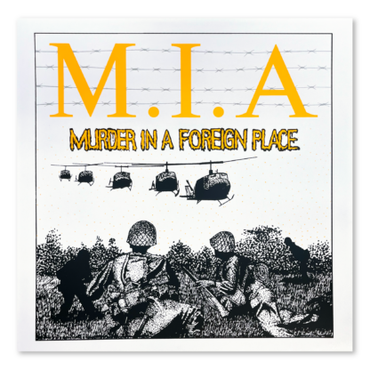 M.I.A. Murder In A Foreign Place - 40th anniversary edition - Vinyl LP (fluorescent orange deluxe handscreened 7)