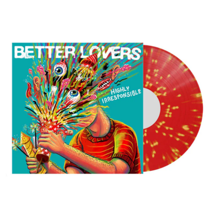 BETTER LOVERS Highly Irresponsible - Vinyl LP (red yellow splatter)