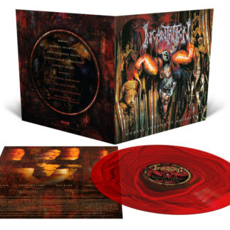 INCANTATION Mortal Throne Of Nazarene - Vinyl LP (blood red black ripple)