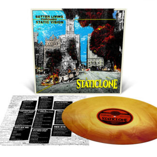 STATICLONE Better Living Through Static Vision - Vinyl LP (oxblood yellow galaxy)