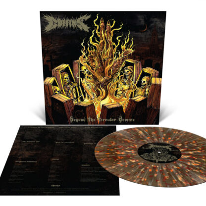 COFFINS Beyond The Circular Demise - Vinyl LP (black ice mustard halloween orange oxblood splatter)