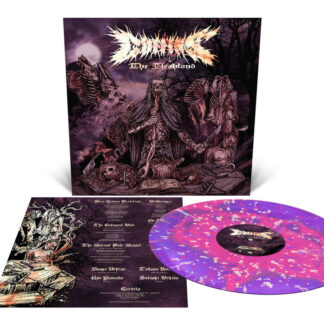 COFFINS The Fleshland - Vinyl LP (violet hot pink merge violet hot pink bone white splatter)