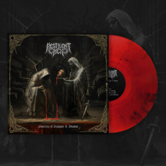 PESTILENT HEX Sorceries Of Sanguine & Shadow - Vinyl LP (transparent red black smoke)