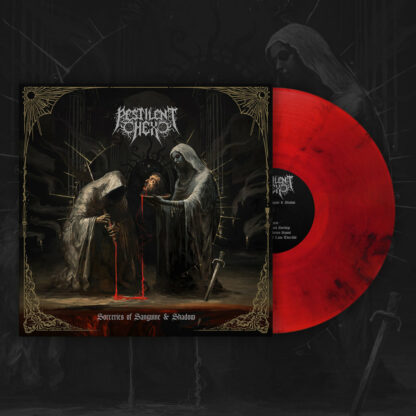 PESTILENT HEX Sorceries Of Sanguine & Shadow - Vinyl LP (transparent red black smoke)