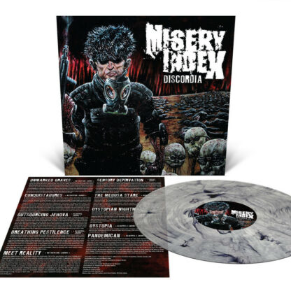 MISERY INDEX Discordia - Vinyl LP (custom black white marble)