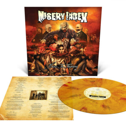 MISERY INDEX Heirs To Thievery - Vinyl LP (custom solar flare marble)